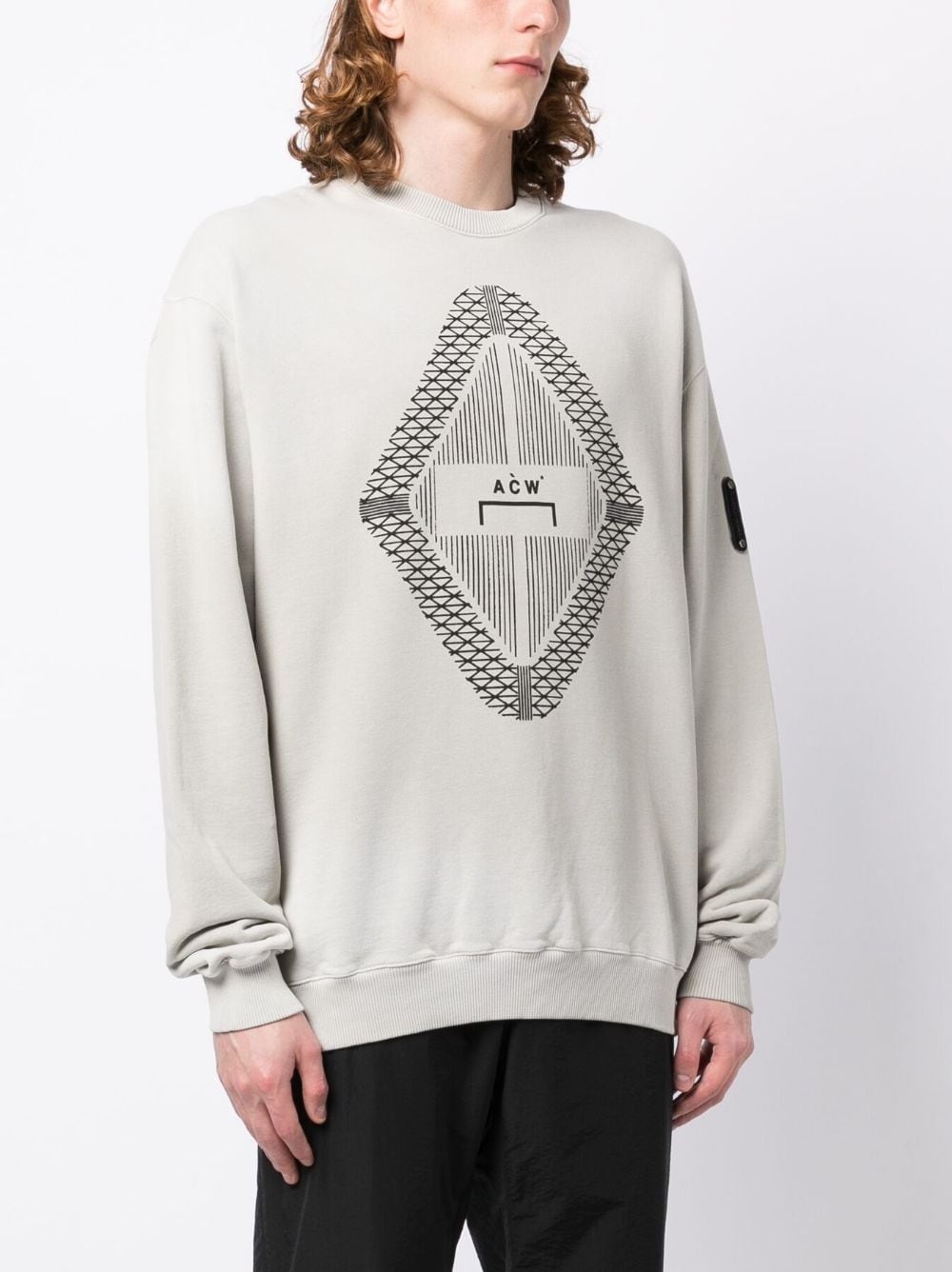 Gradient logo-print sweatshirt - 3