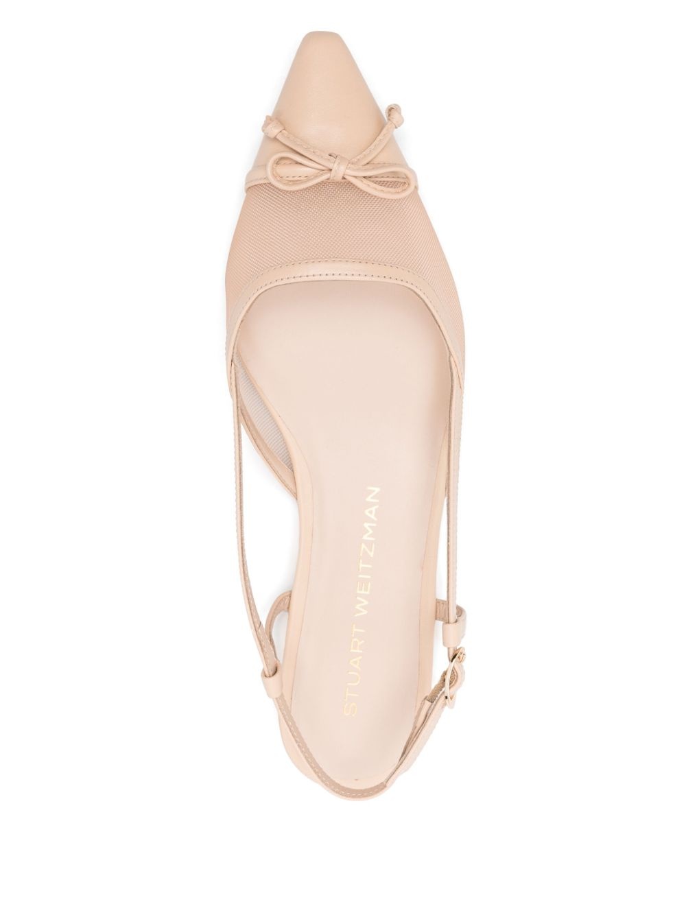 mesh-panel ballet flats - 4
