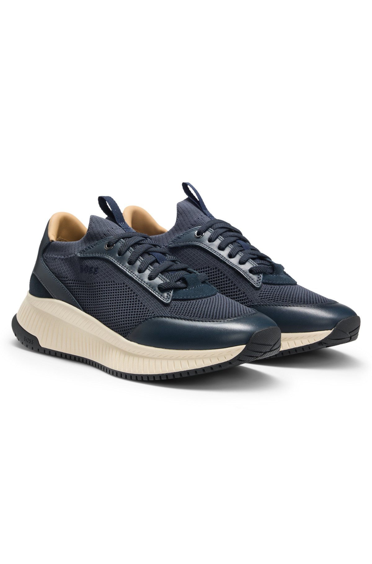 LOW-TOP TRAINERS WITH KNITTED UPPERS - 2