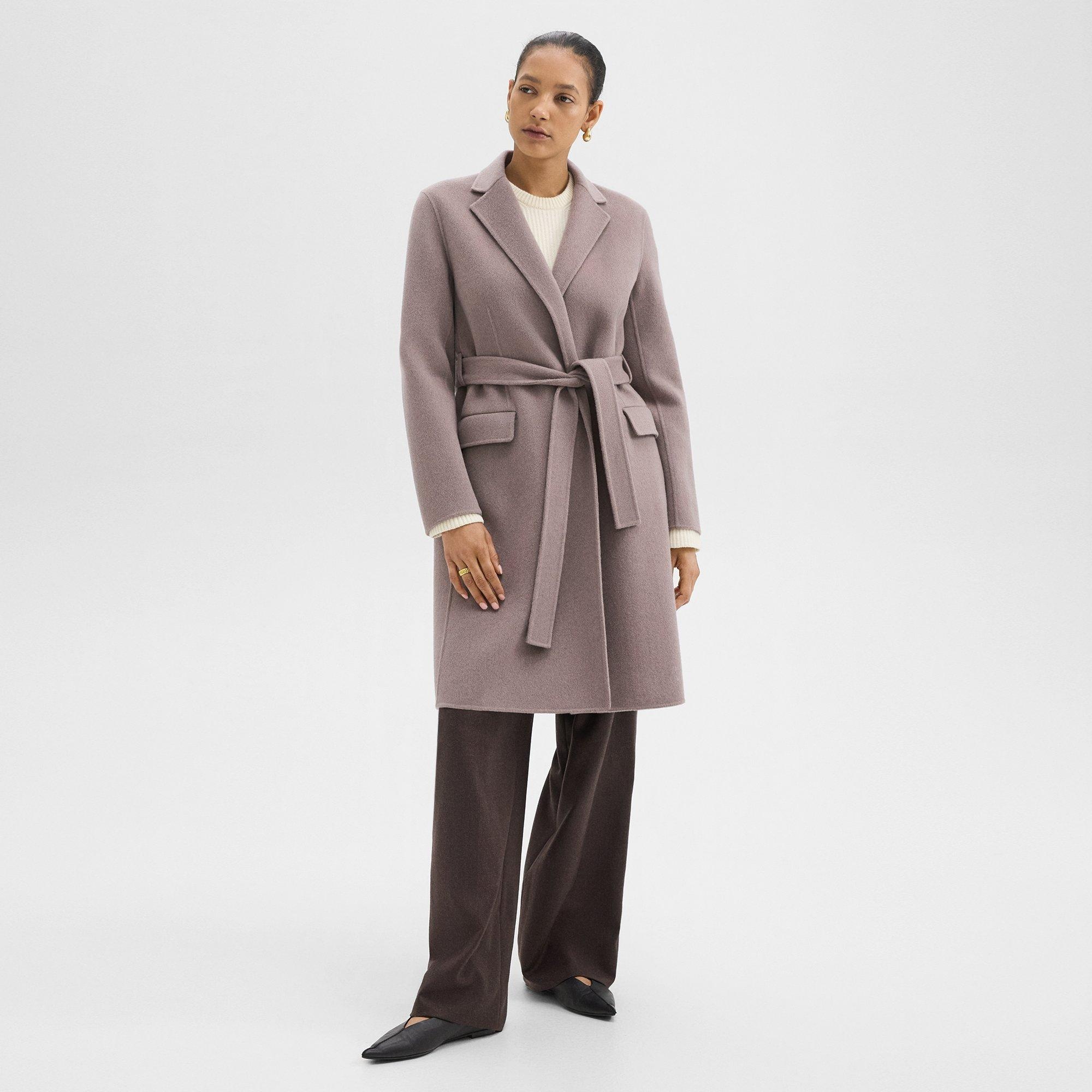 Wrap Coat in Double-Face Wool-Cashmere - 2