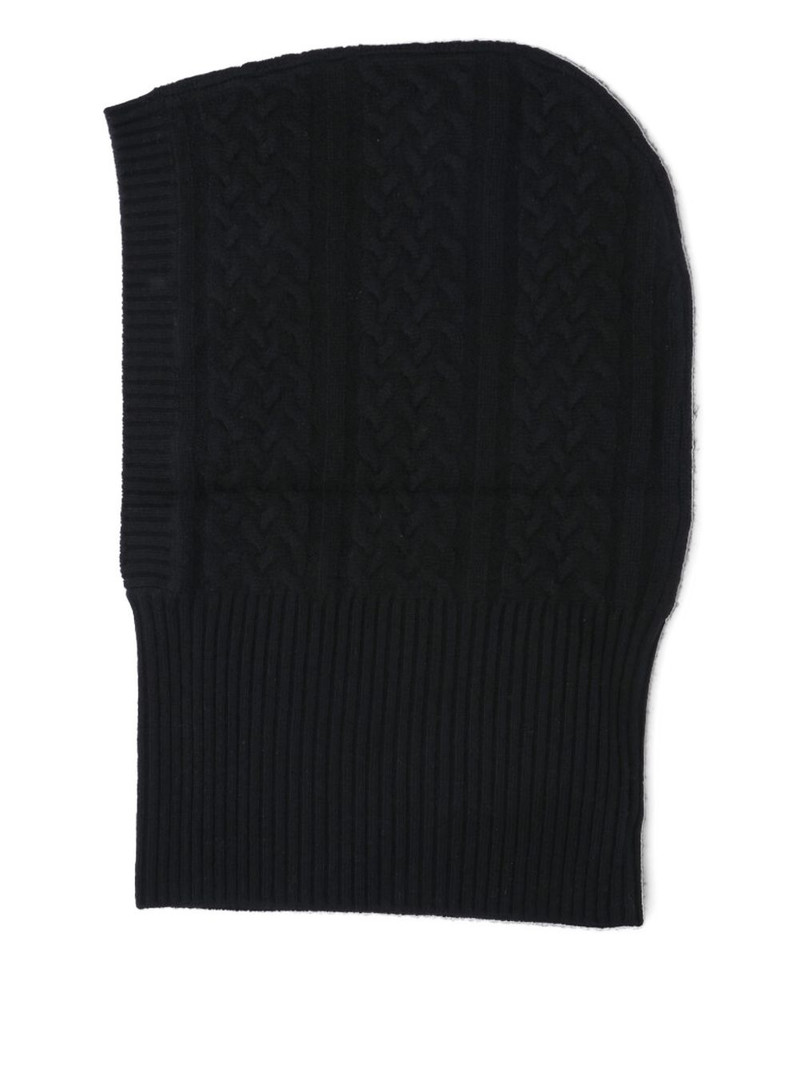 Max Mara ribbed cashmere balaclava outlook