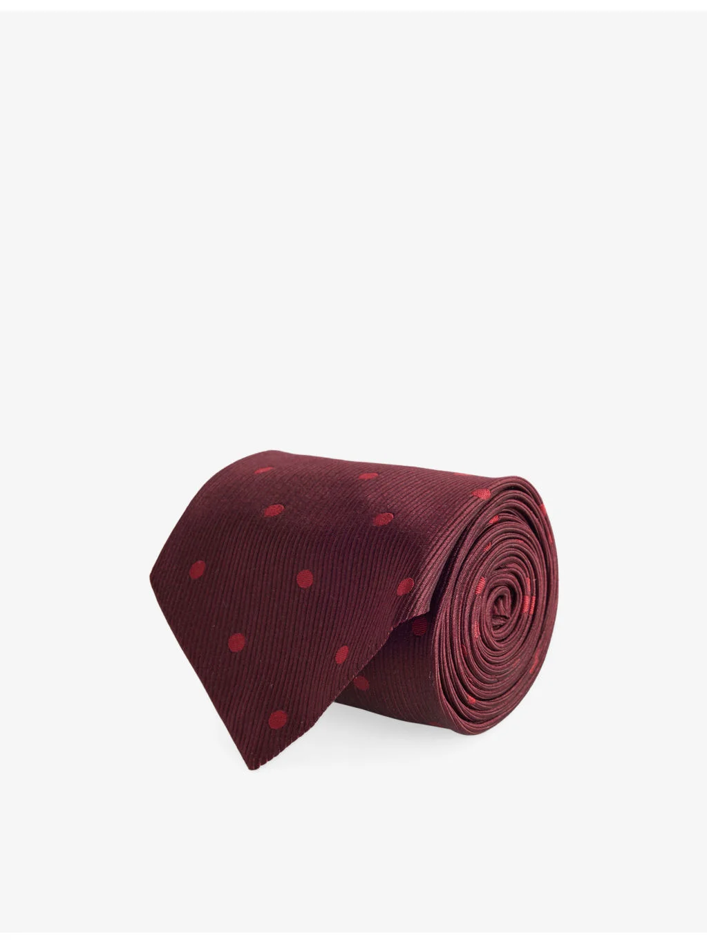 Polka Dot Silk Tie - 1