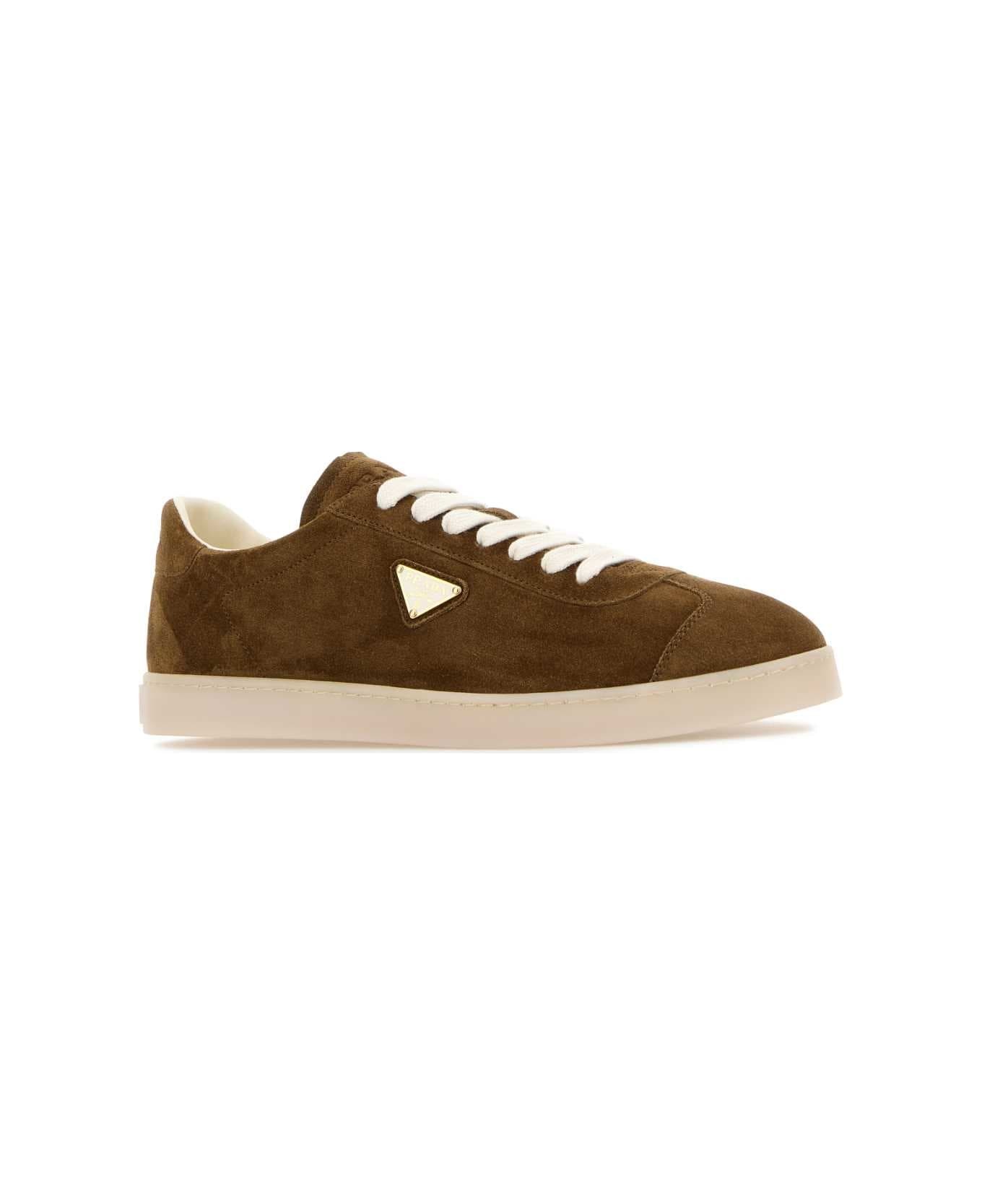 Brown Suede Sneakers - 2