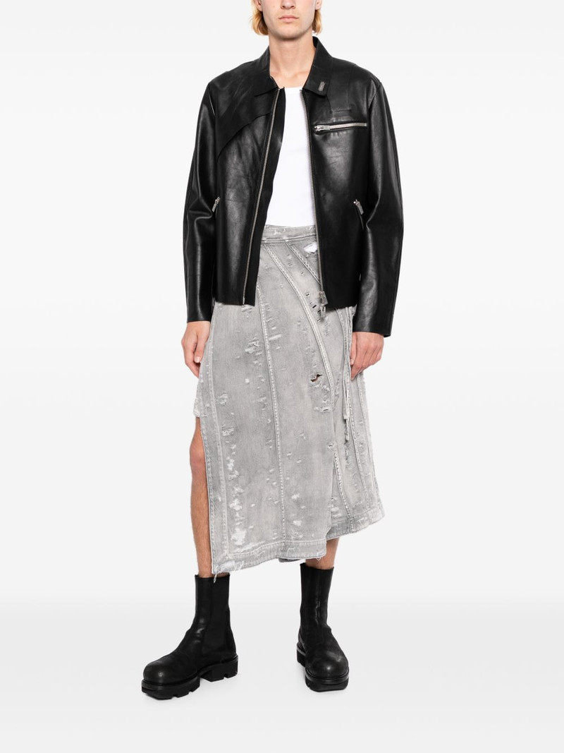 Julius distressed paneled skirt outlook