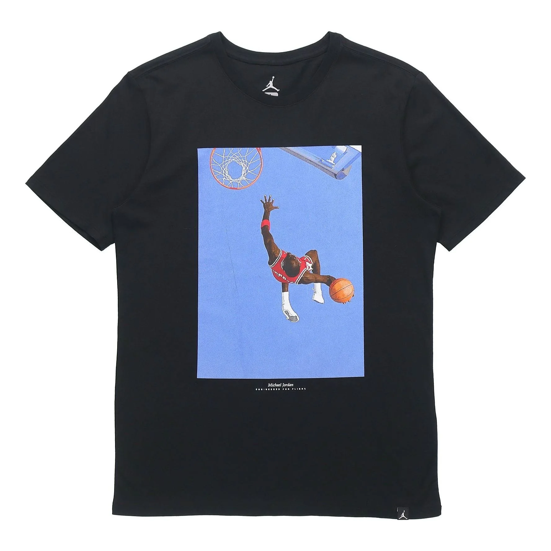 Air Jordan slamdunk Printed Sports TEE Men Black 915935-010 - 1