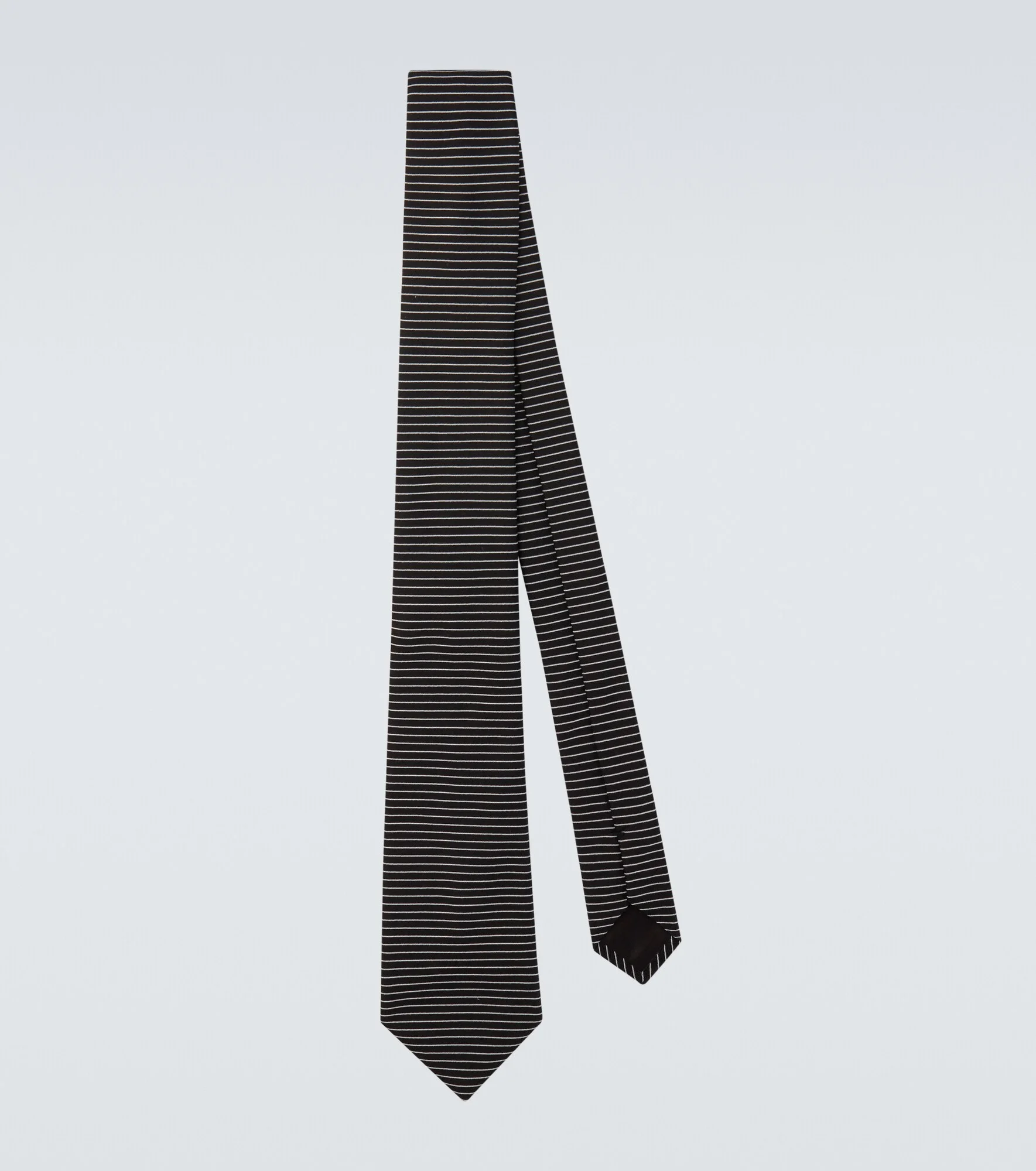 Striped silk tie - 1