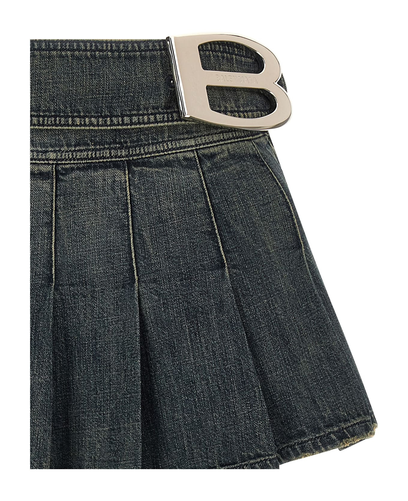 'buckle Pleated' Skirt - 3