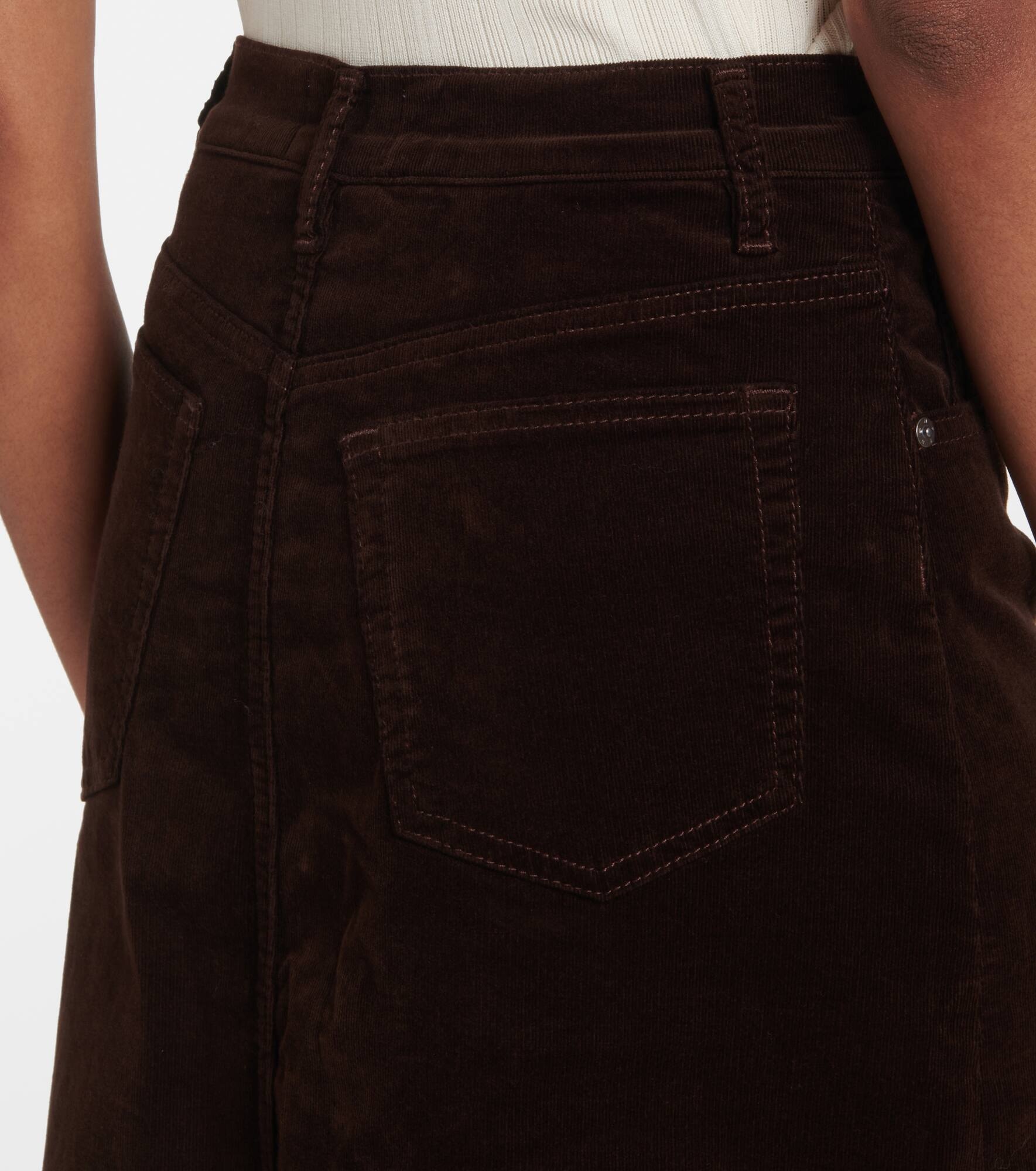 The Cord corduroy midi skirt - 5
