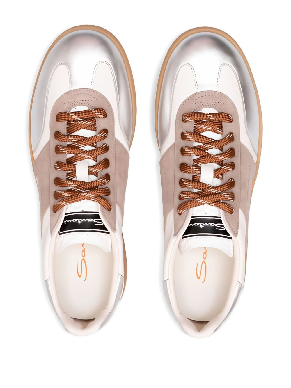 DBS Oly metallic leather  sneakers - 3