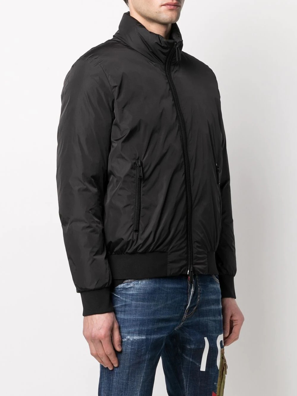 zip-front bomber jacket - 4