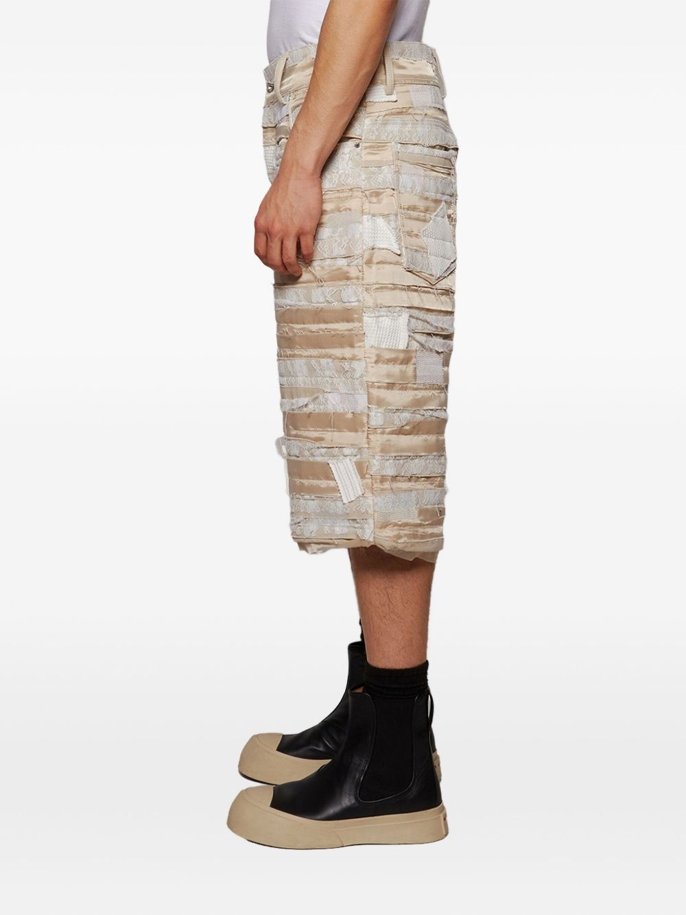 panelled shorts - 4