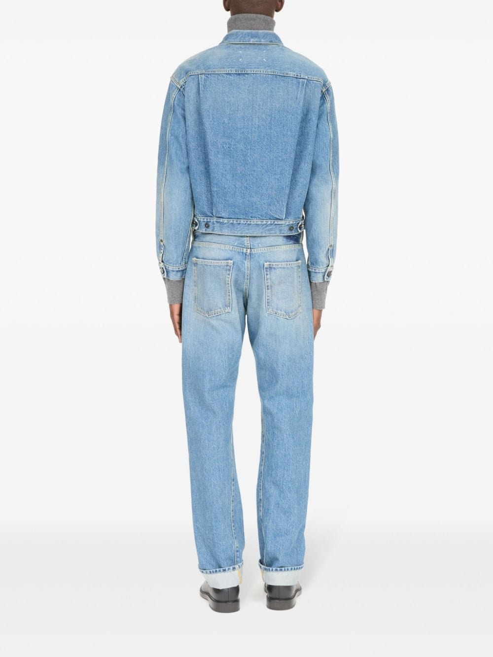 four-stitch denim jacket - 4