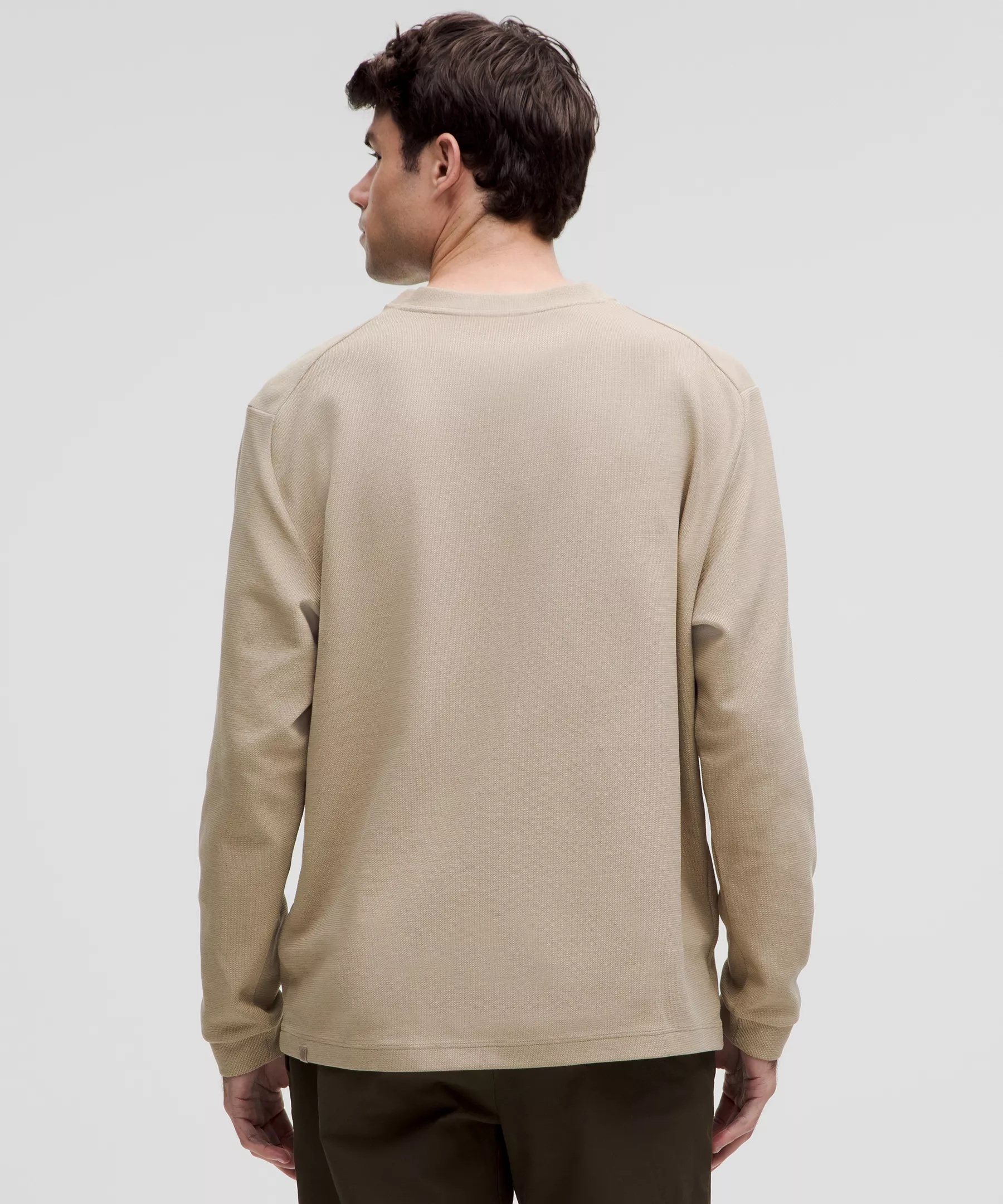Heavyweight Cotton Textured Long-Sleeve Shirt - 3
