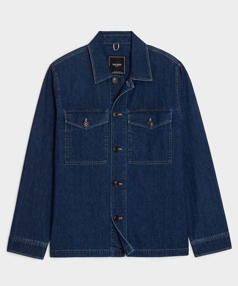 Denim Military Overshirt 1