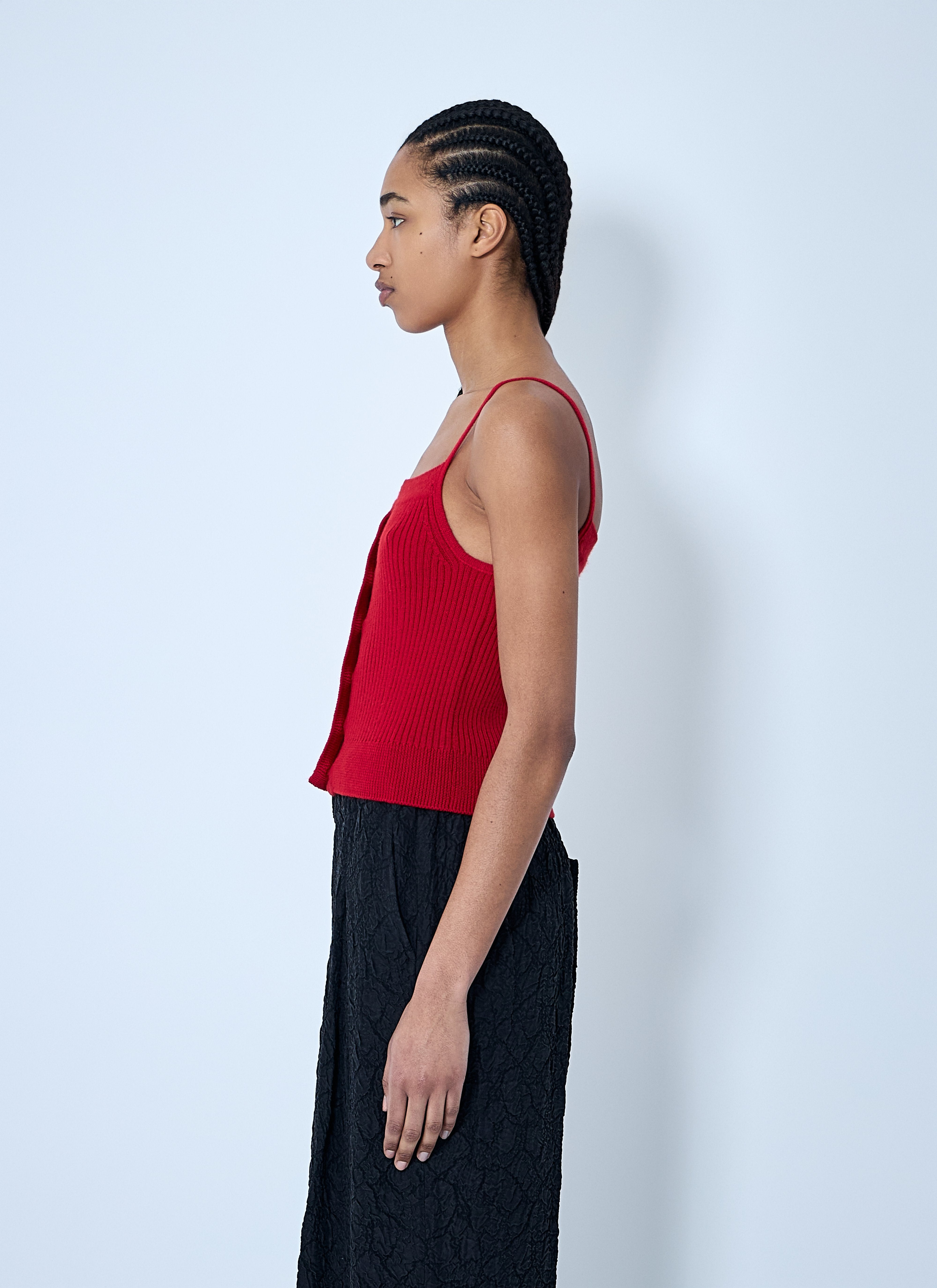 Dries Van Noten Women Rib Tank Top - 3