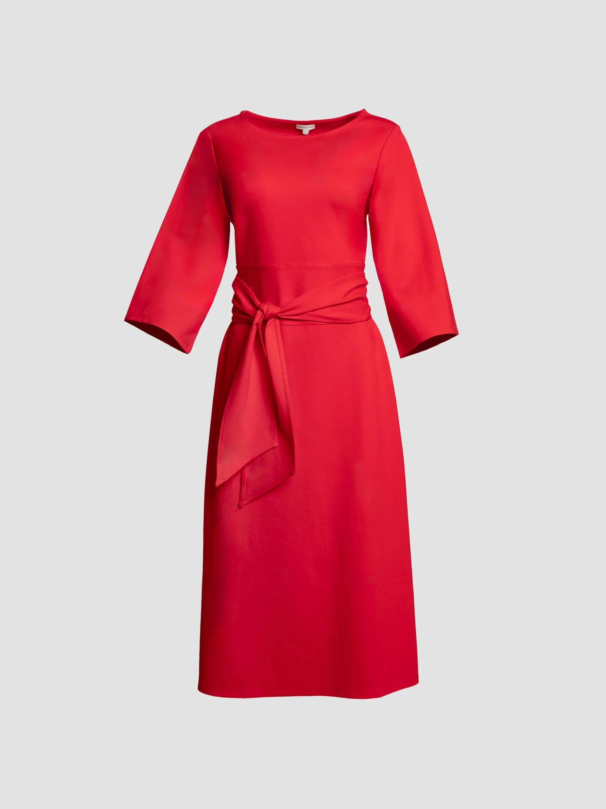 Women's Whitney Tie-Front Midi Dress - Red - 1