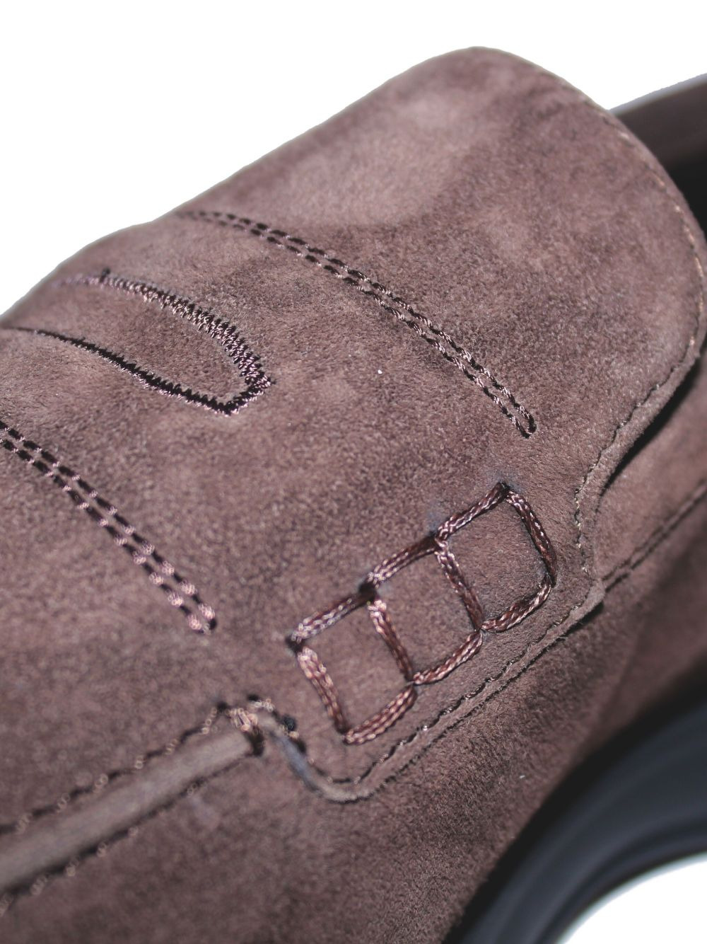 suede penny loafers - 4