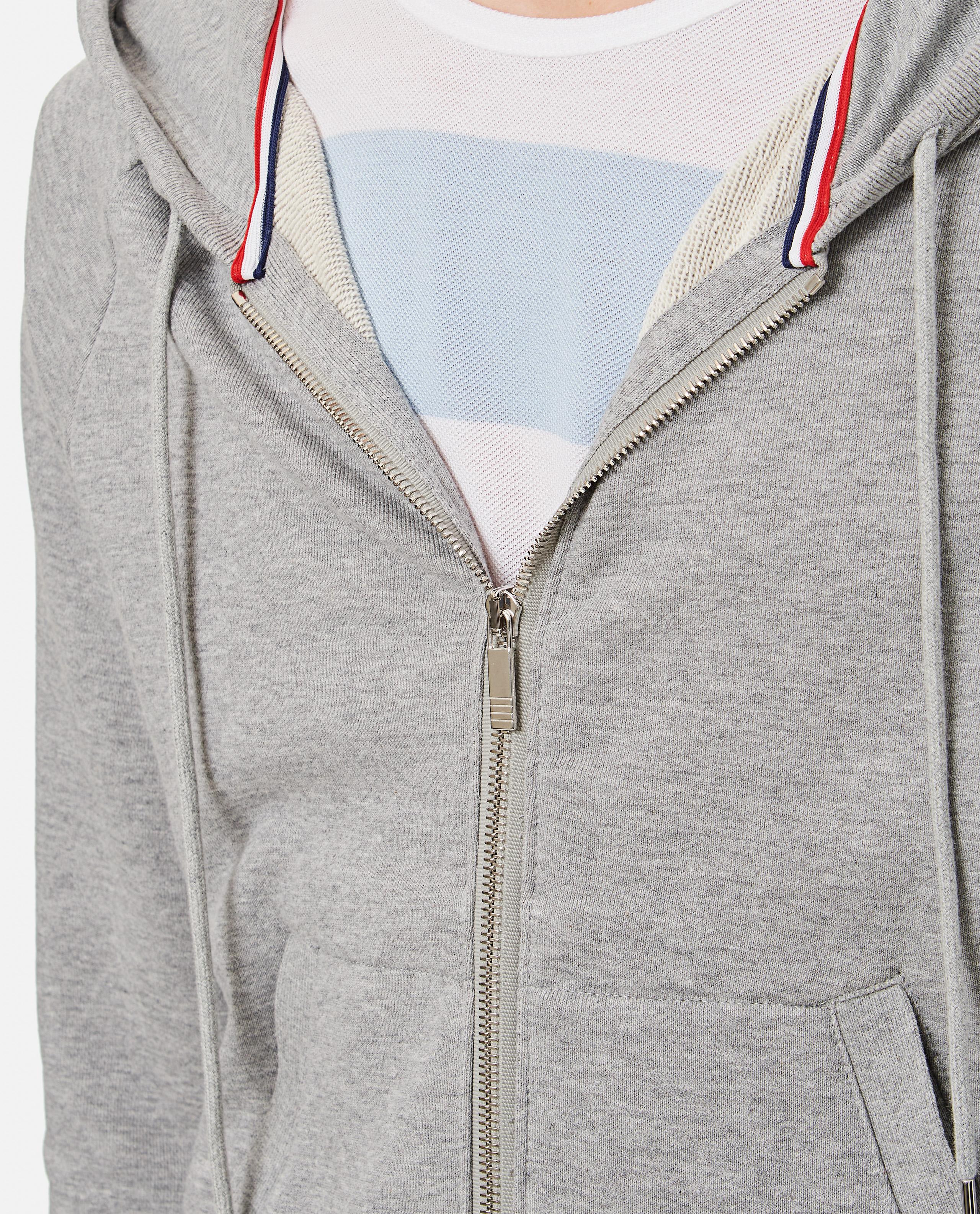 CLASSIC FULL ZIP HOODIE IN CLASSIC LOOPBACK W/ ENGINEERED 4 BAR - 4