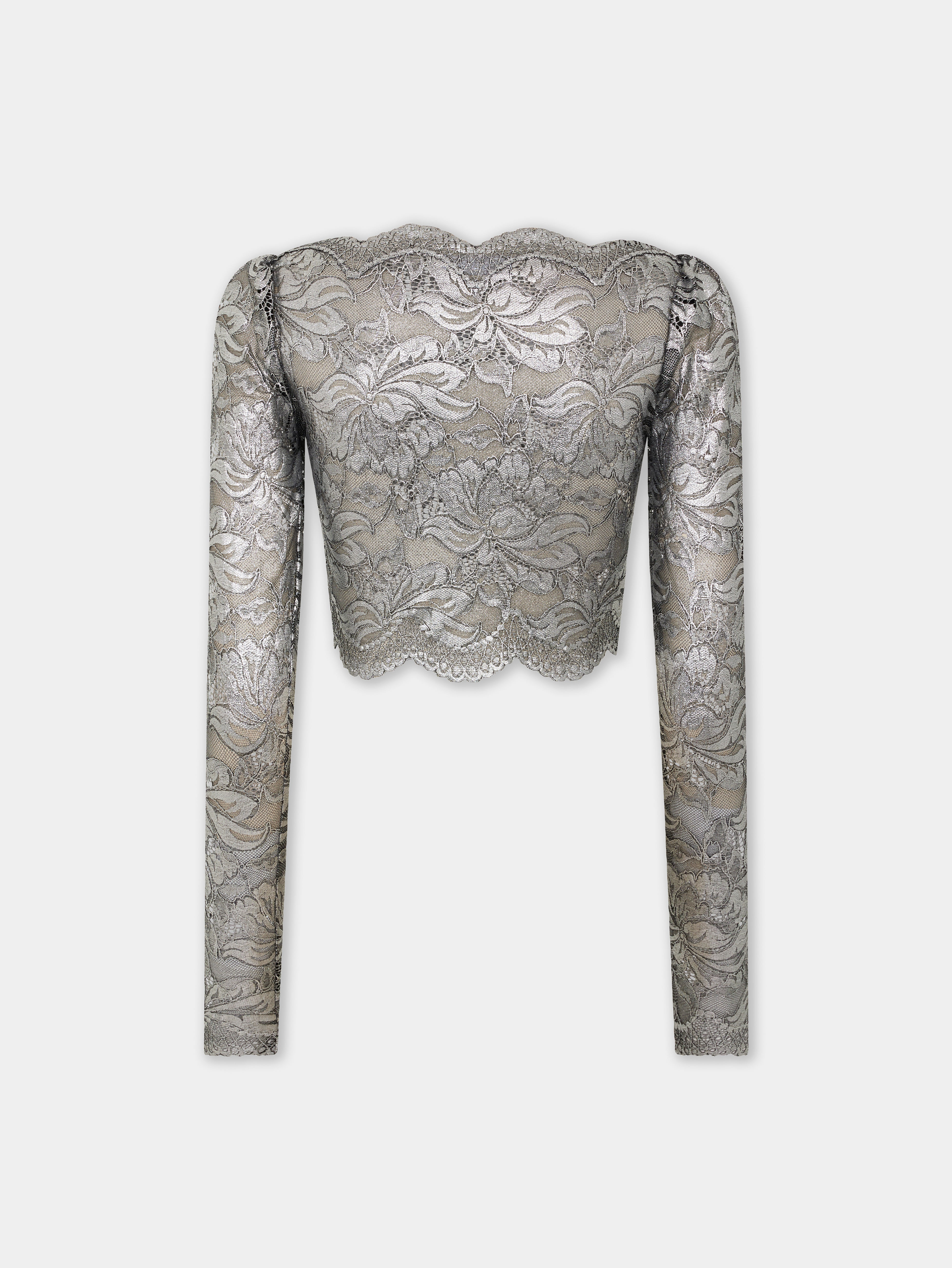 CROPPED TOP IN LACE - 6