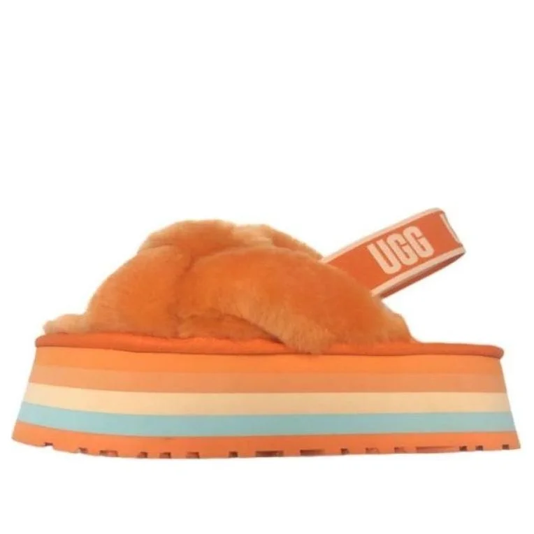 (WMNS) UGG Disco Knot Slide 'Orange' 1126383-MAND - 1