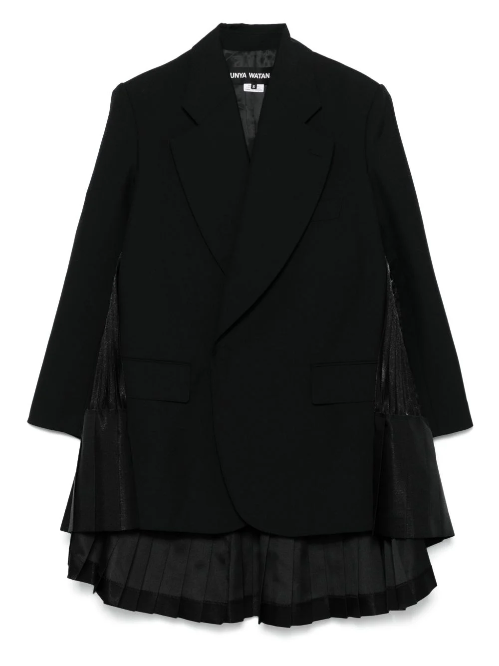 pleat-detail blazer - 1