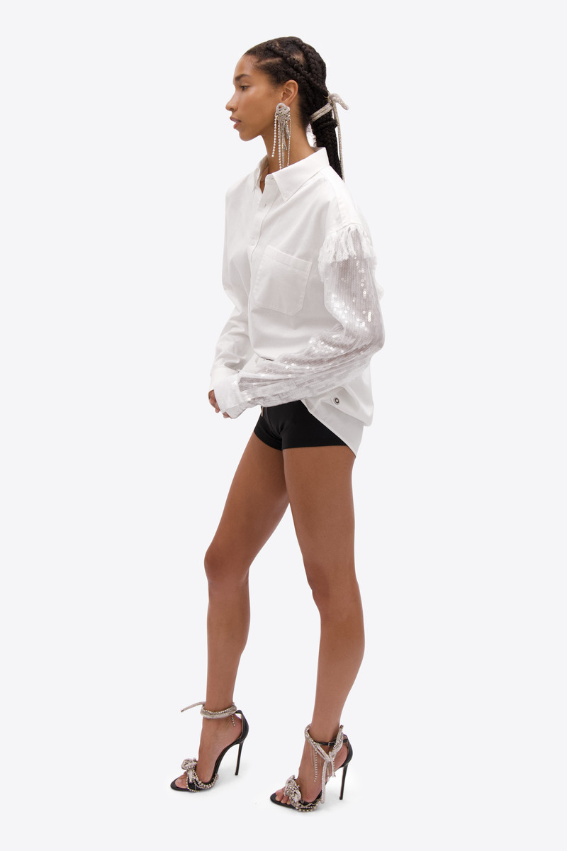 DECONSTRUCTED SEQUIN OXFORD SHIRT 4