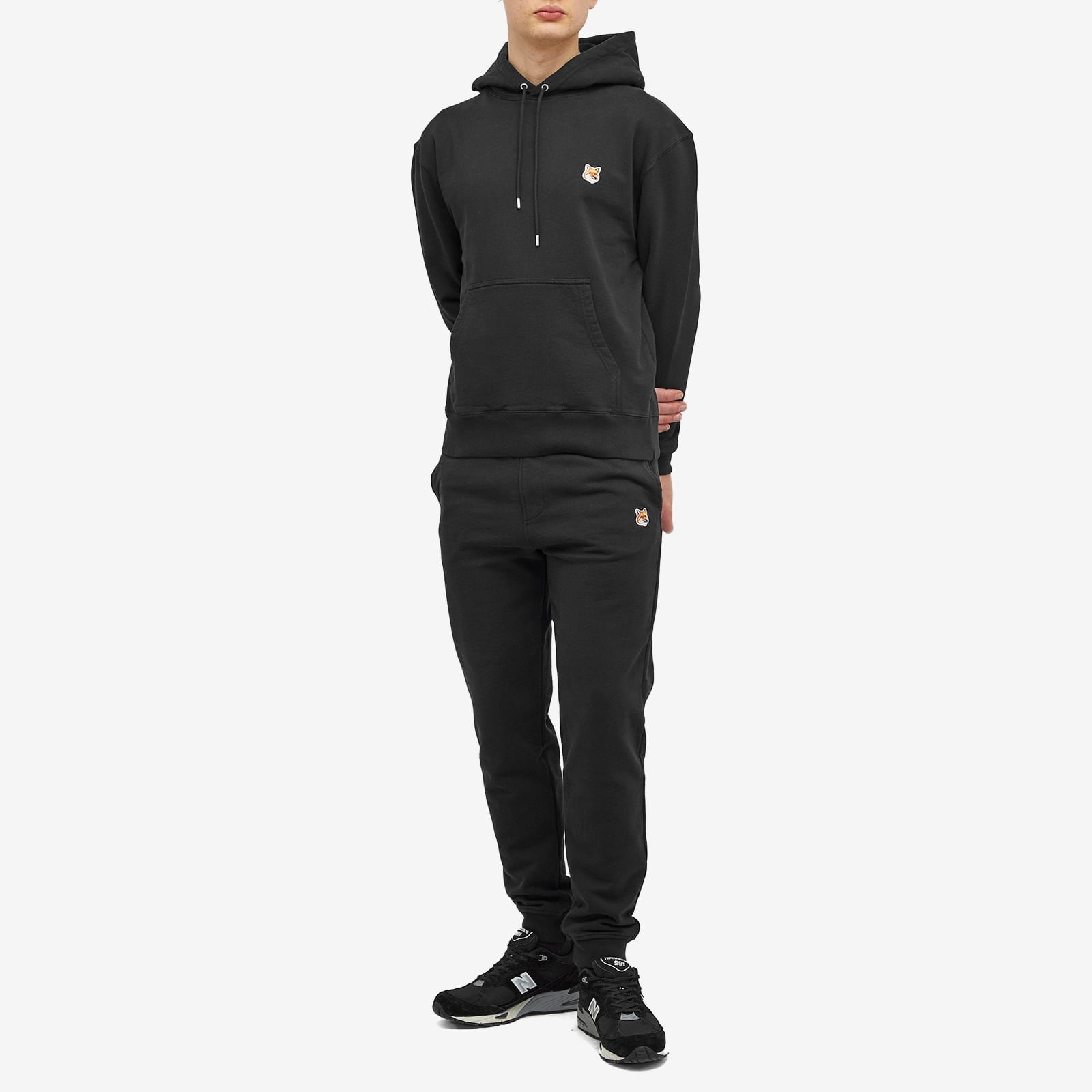 Maison Kitsune Fox Head Patch Regular Hoodie - 4