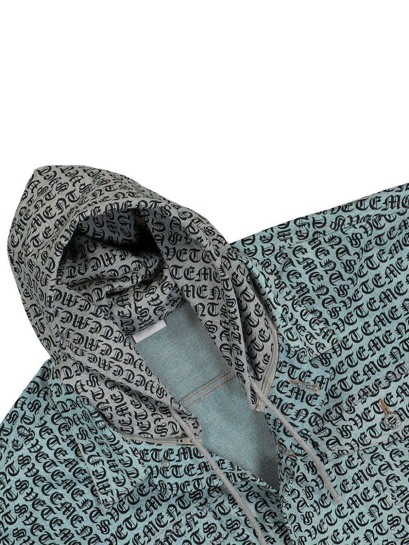 monogram-print jacket 4