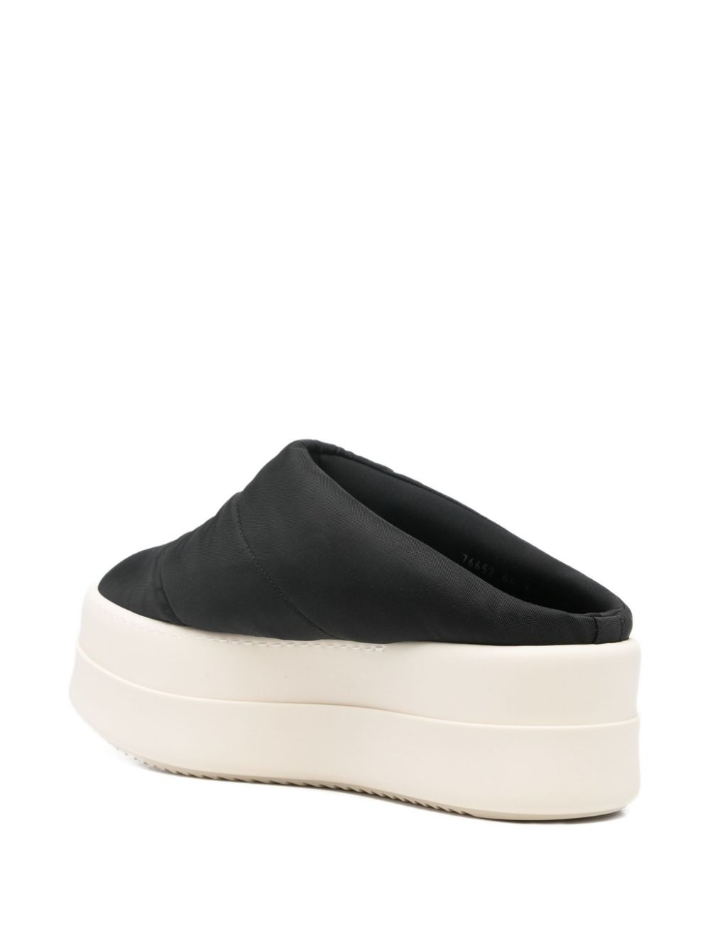 quilted platform slippers - 3
