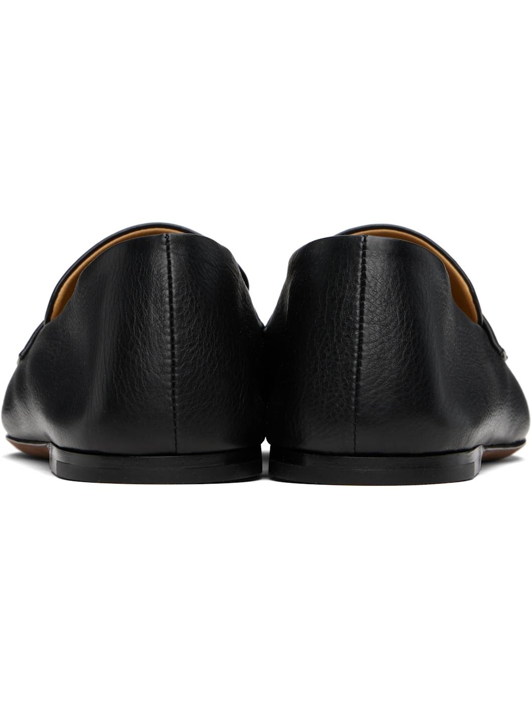 Black Square Loafers - 2