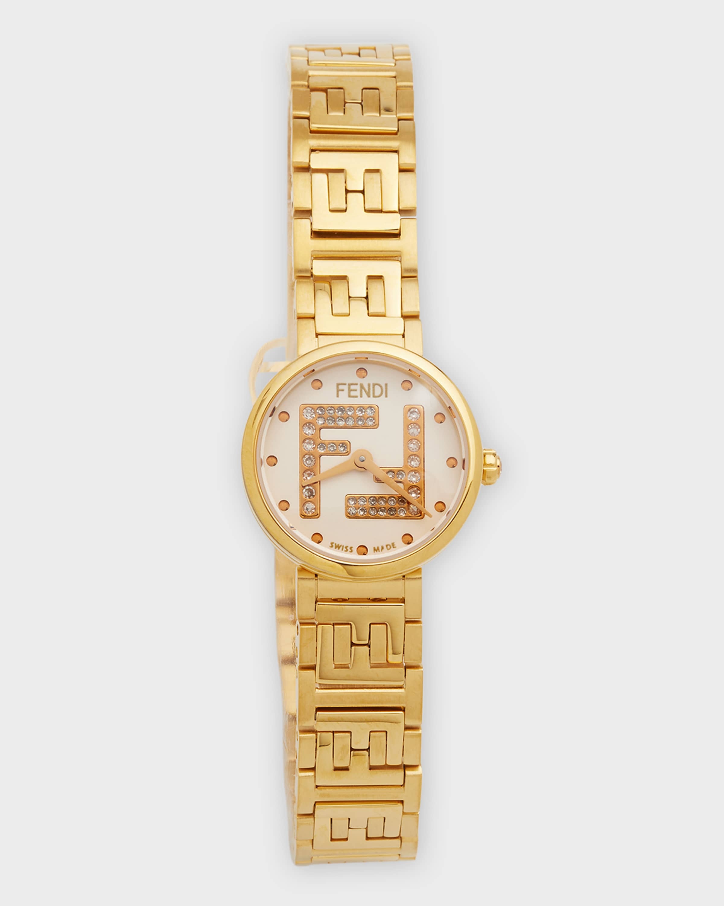 Forever Fendi FF Diamond Bracelet Watch, 19mm - 1