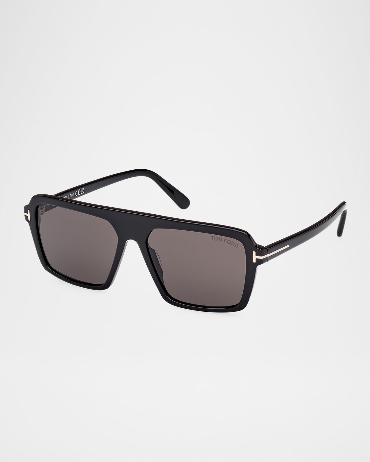 Men's Vincent Acetate Rectangle Sunglasses - 1