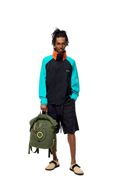 Loewe Roll top backpack in recycled nylon outlook