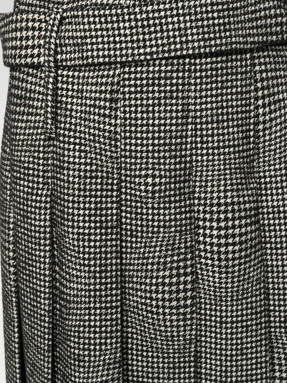 houndstooth print skirt - 5