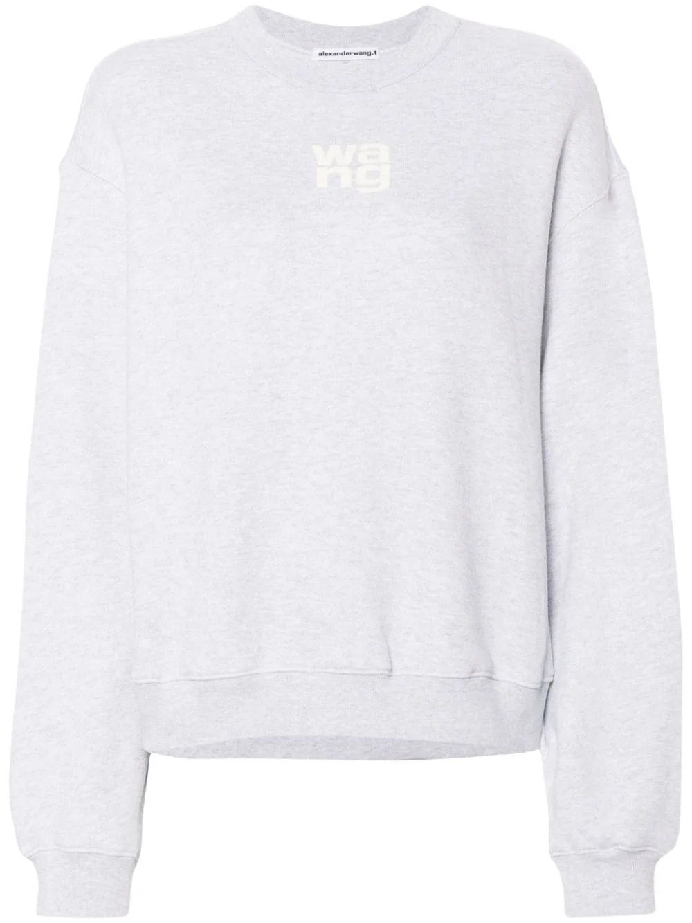 logo-embossed cotton sweatshirt - 1
