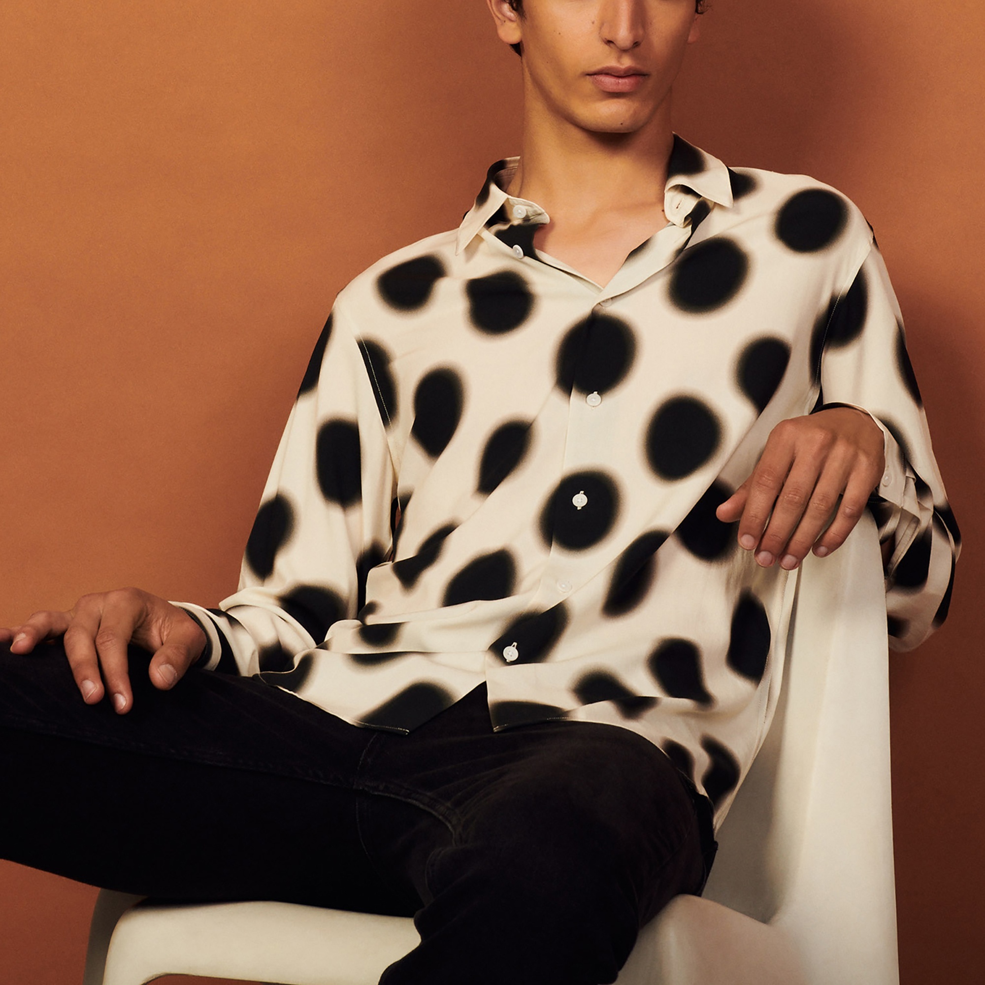 Printed viscose shirt - 2