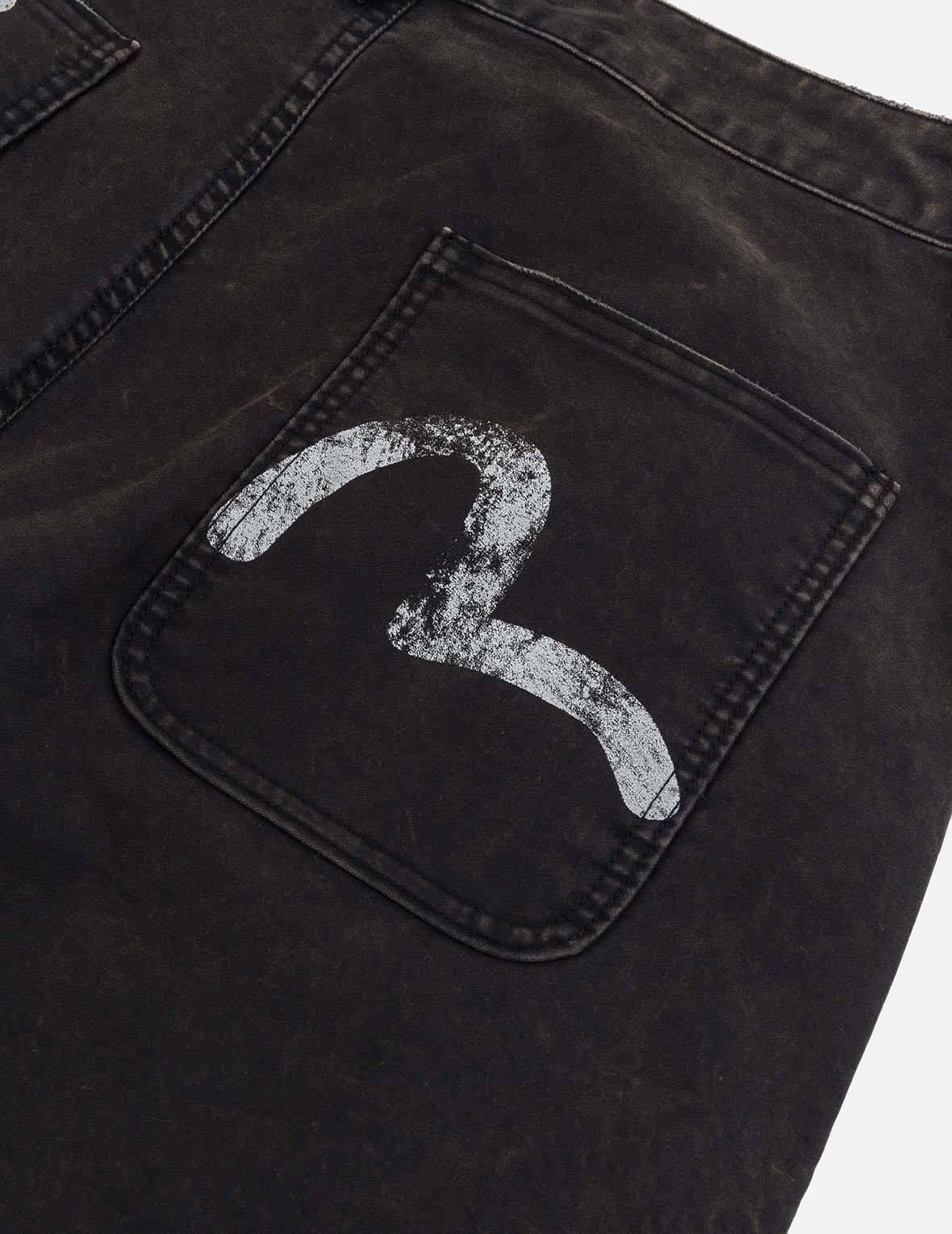 Seagull Print and Multi-Pocket Regular Fit Cargo Pants - 7