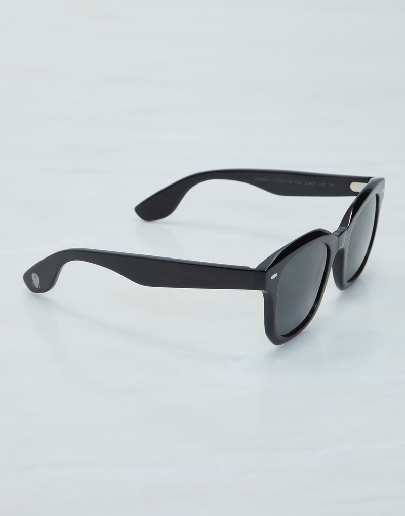 Brunello Cucinelli Filù horn sunglasses with classic lenses outlook