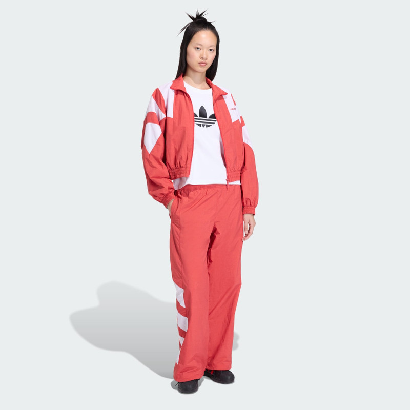 BLOCKED WASHED TRACK PANTS 4