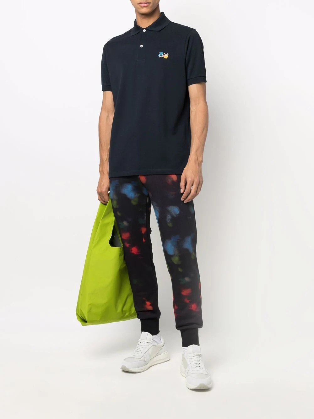 Paint Splatter logo-print polo shirt - 2