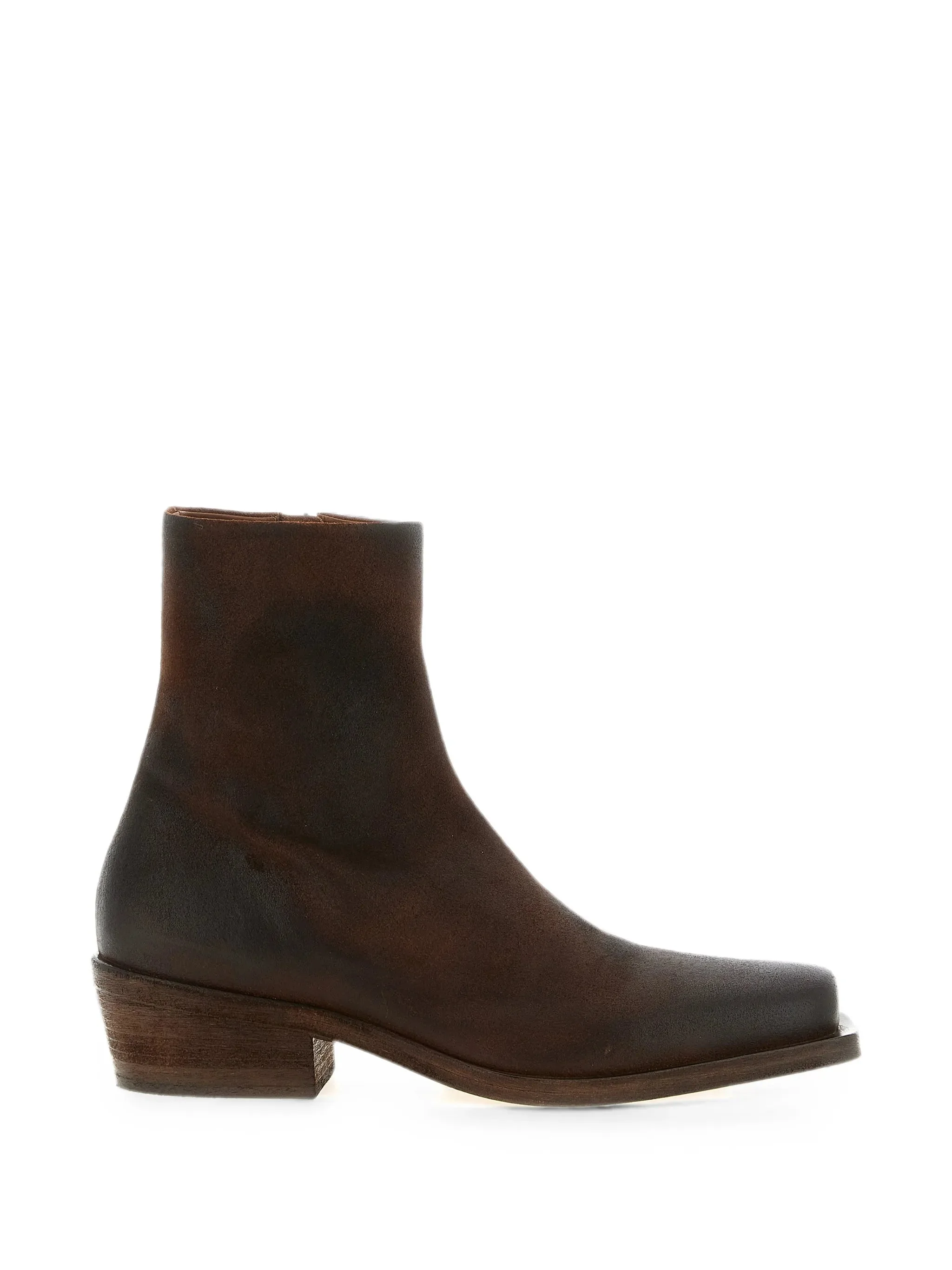Marsèll Tex Tex Burnished-effect Ankle Boots - 1