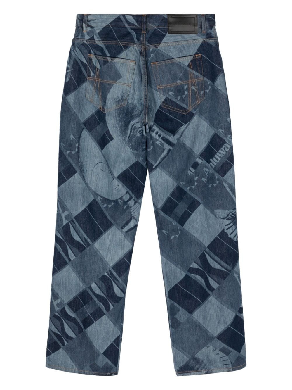 low-rise straight-leg jeans - 2