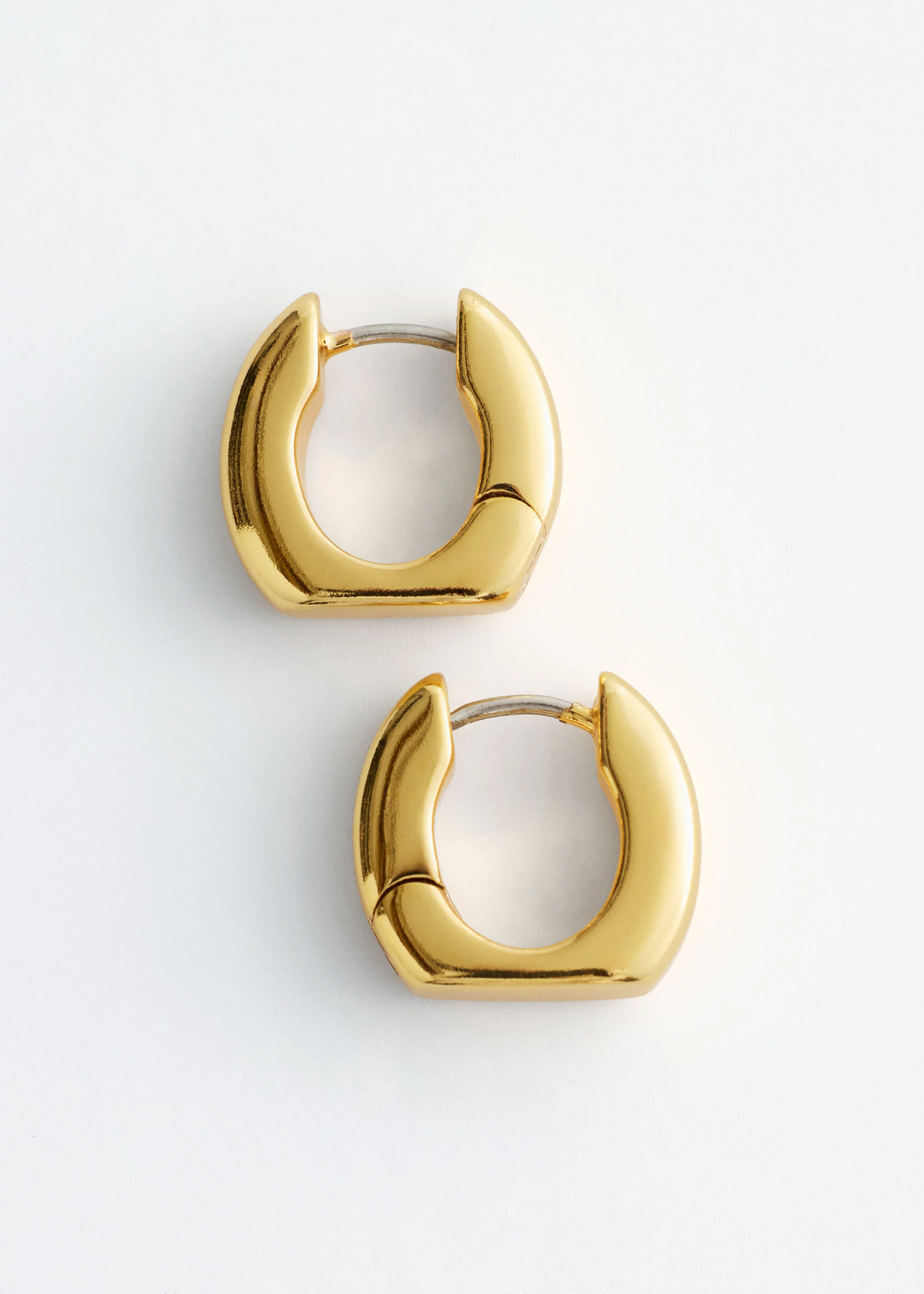 Chunky Hoop Earrings - 1