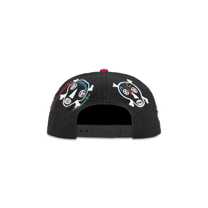 Supreme Supreme x Clayton Patterson Skulls 5-Panel 'Black' outlook