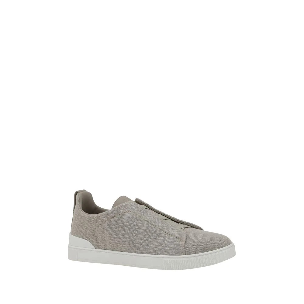 STYLISH SLIP-ON SNEAKERS WITH LOGOED INSOLE - 2