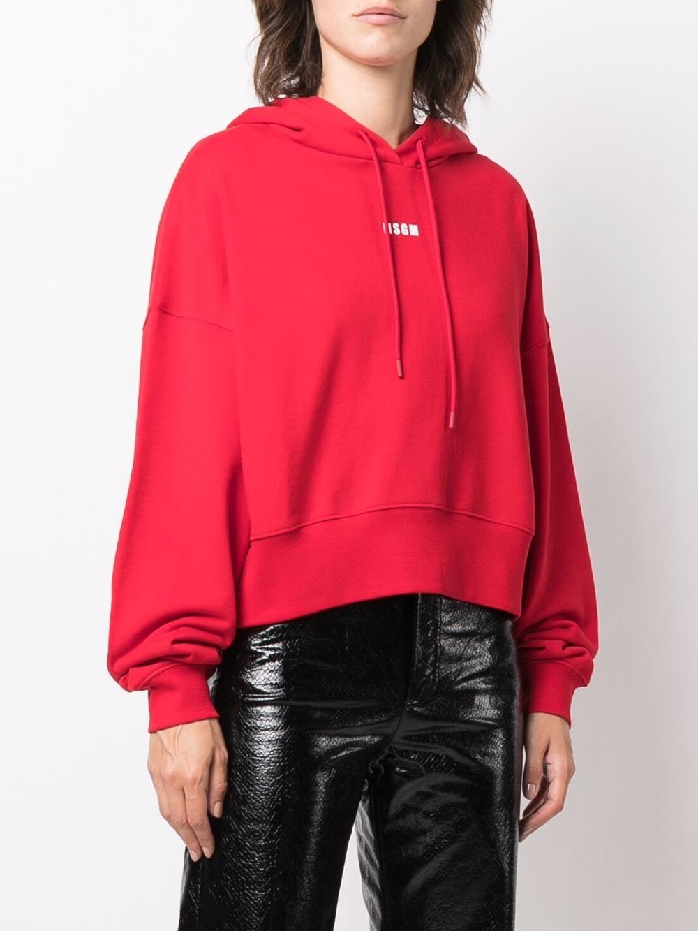 logo-print oversized hoodie - 3