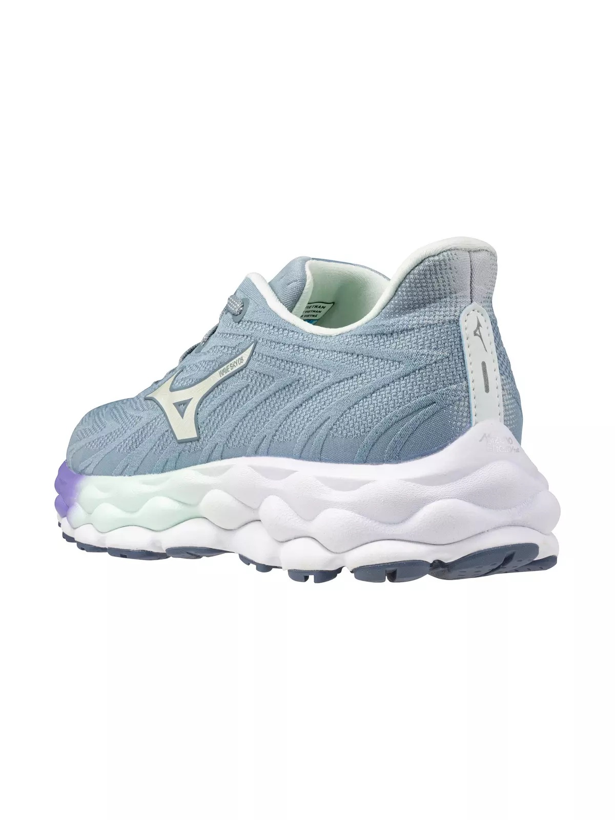 Wave Sky 8 "Citadel/Hint of Mint" Women's Running Shoe - 4