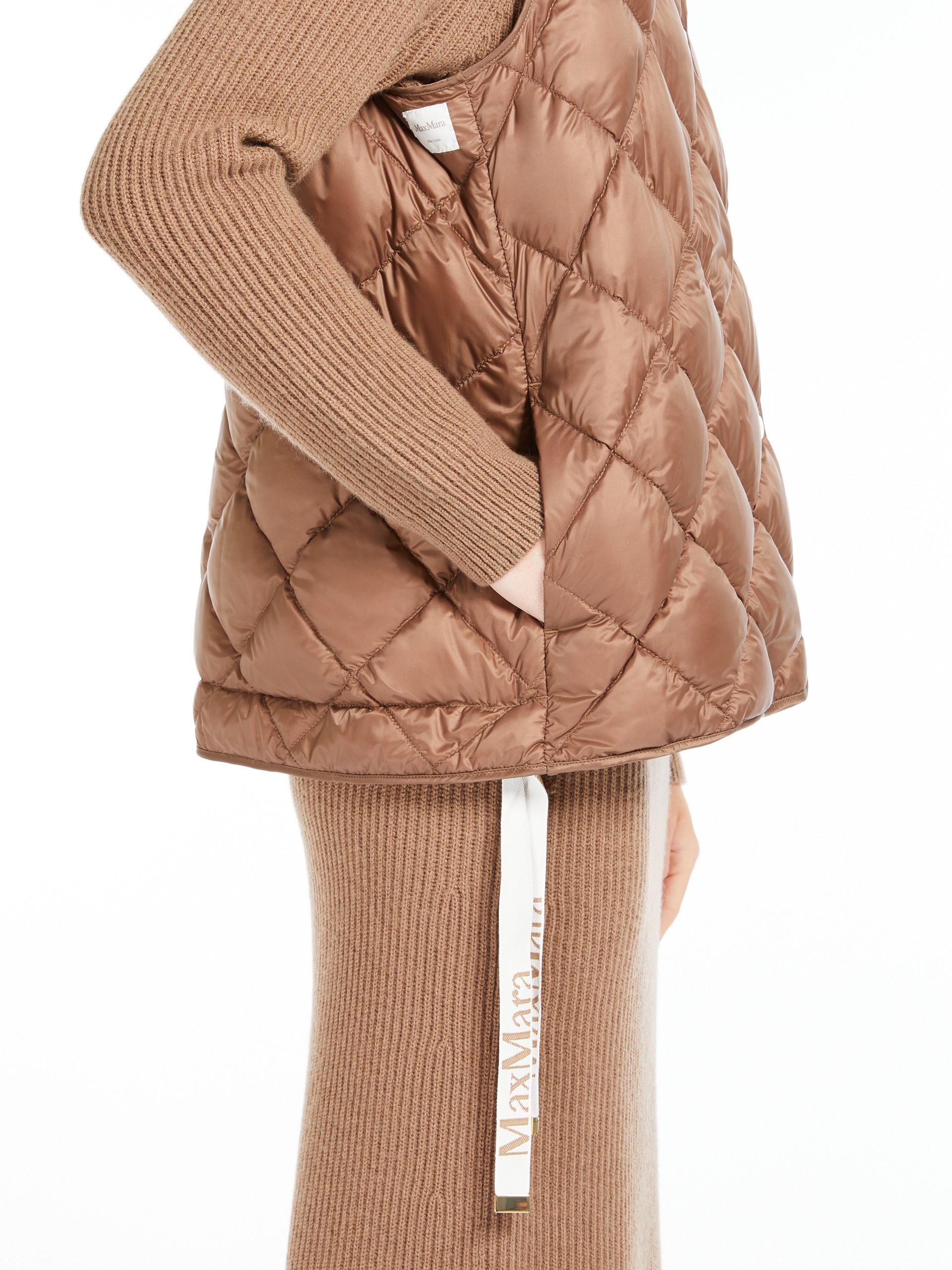 TREFA Gilet in quilted water-repellent canvas - 5