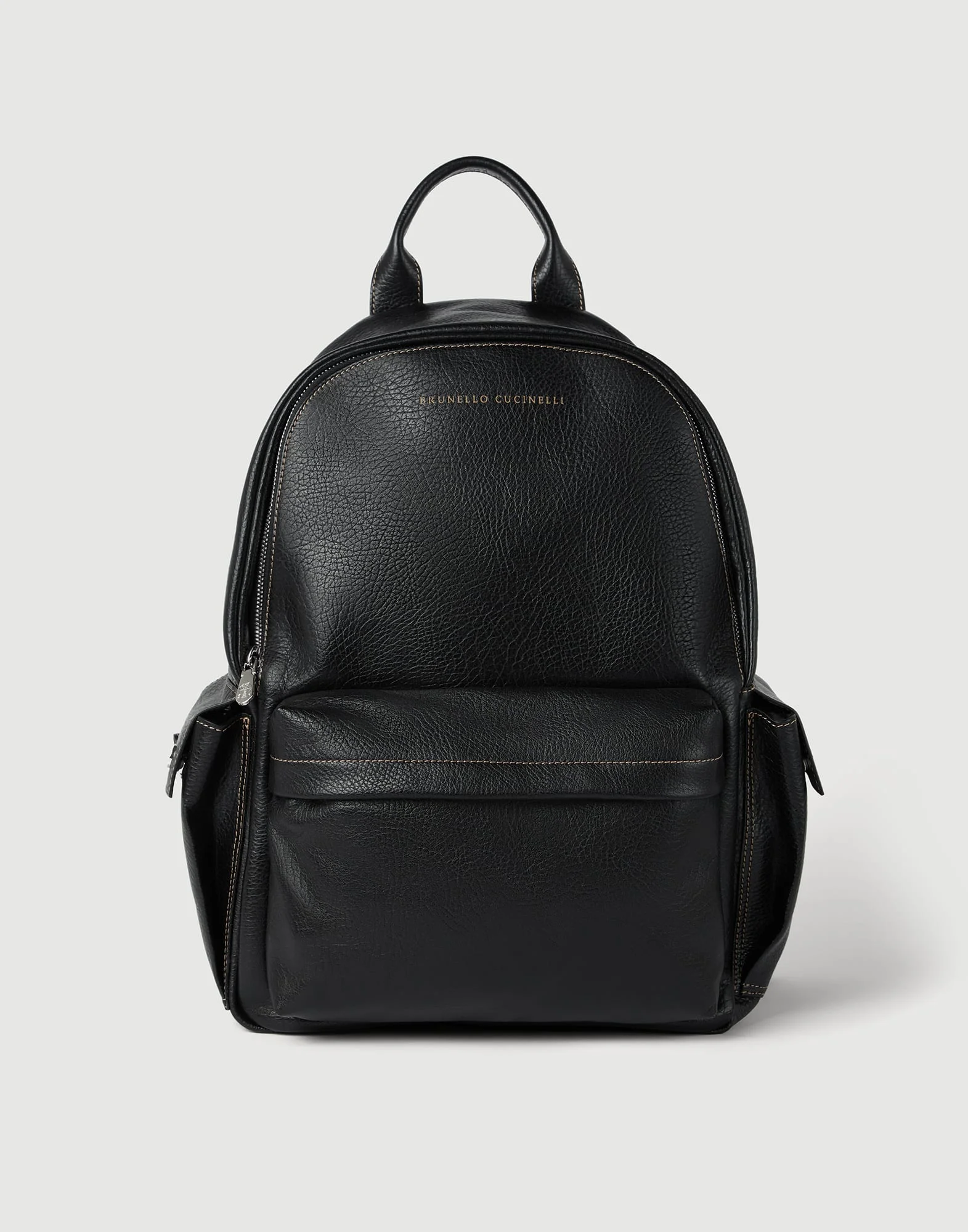 Grained calfskin travel backpack - 1