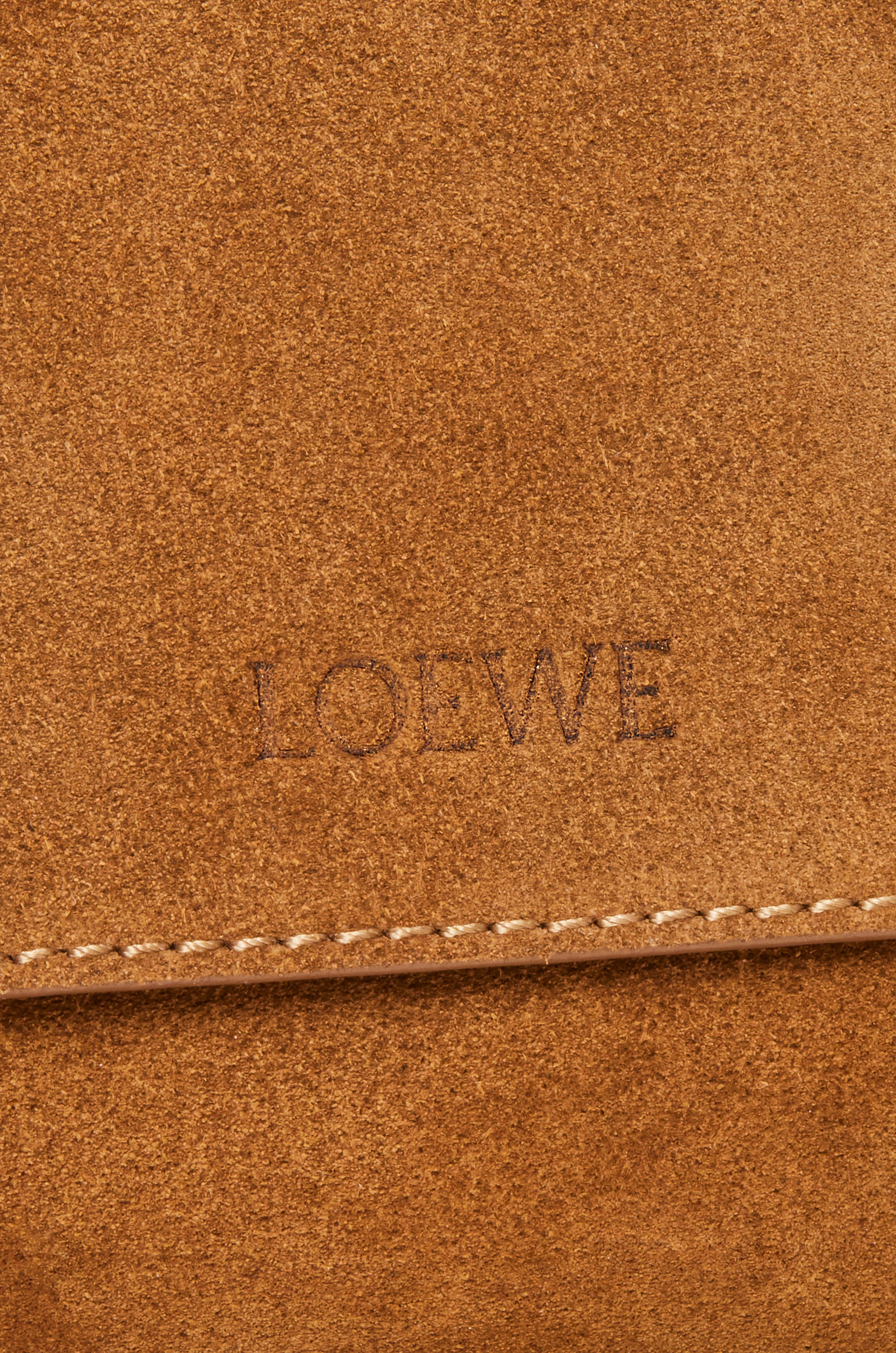 Flamenco satchel in suede calfskin - 7